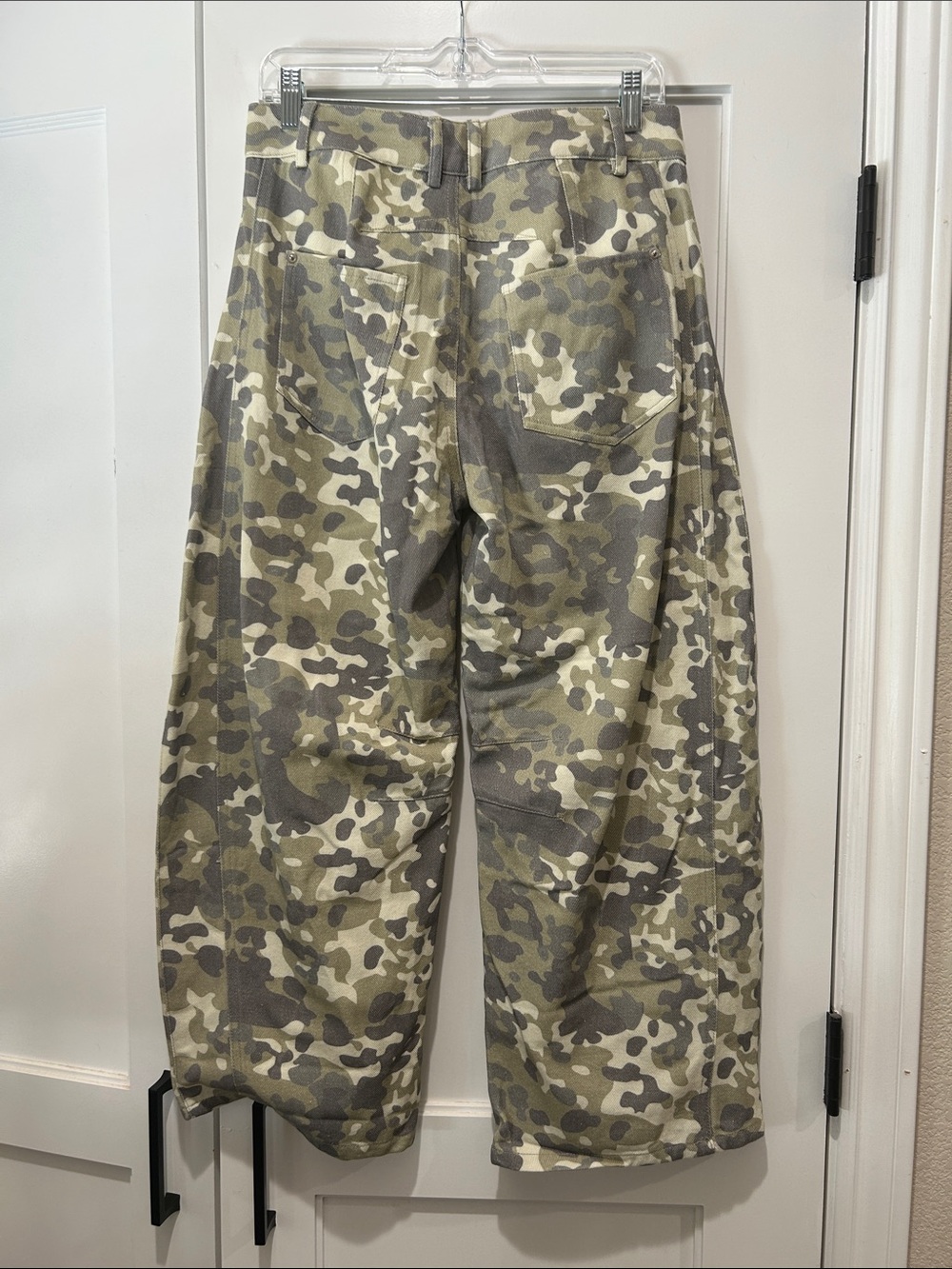 Women’s Olive Camo Barrel Pants - Picture 2 of 5